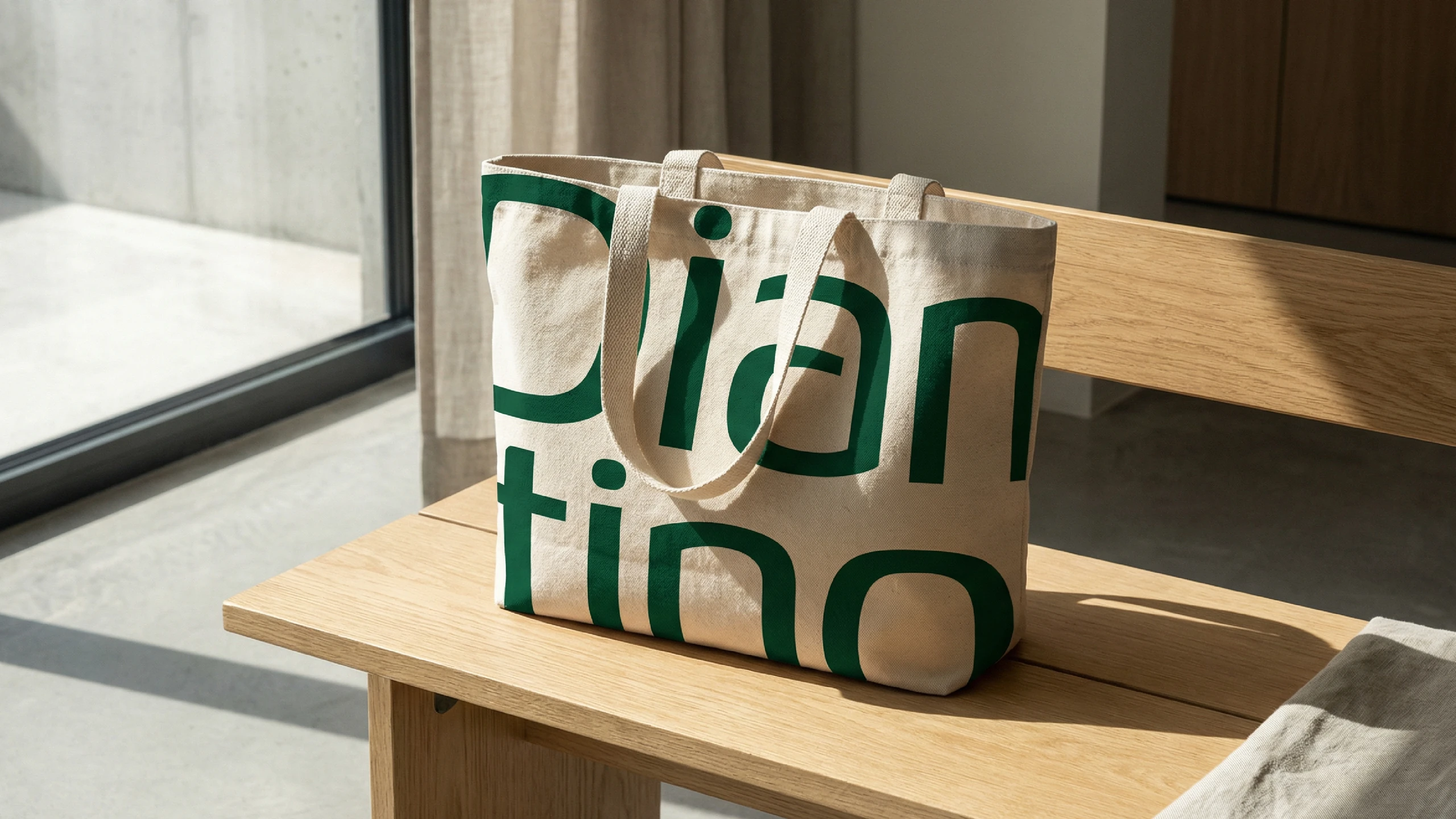Tote bag with the Diamantino letters