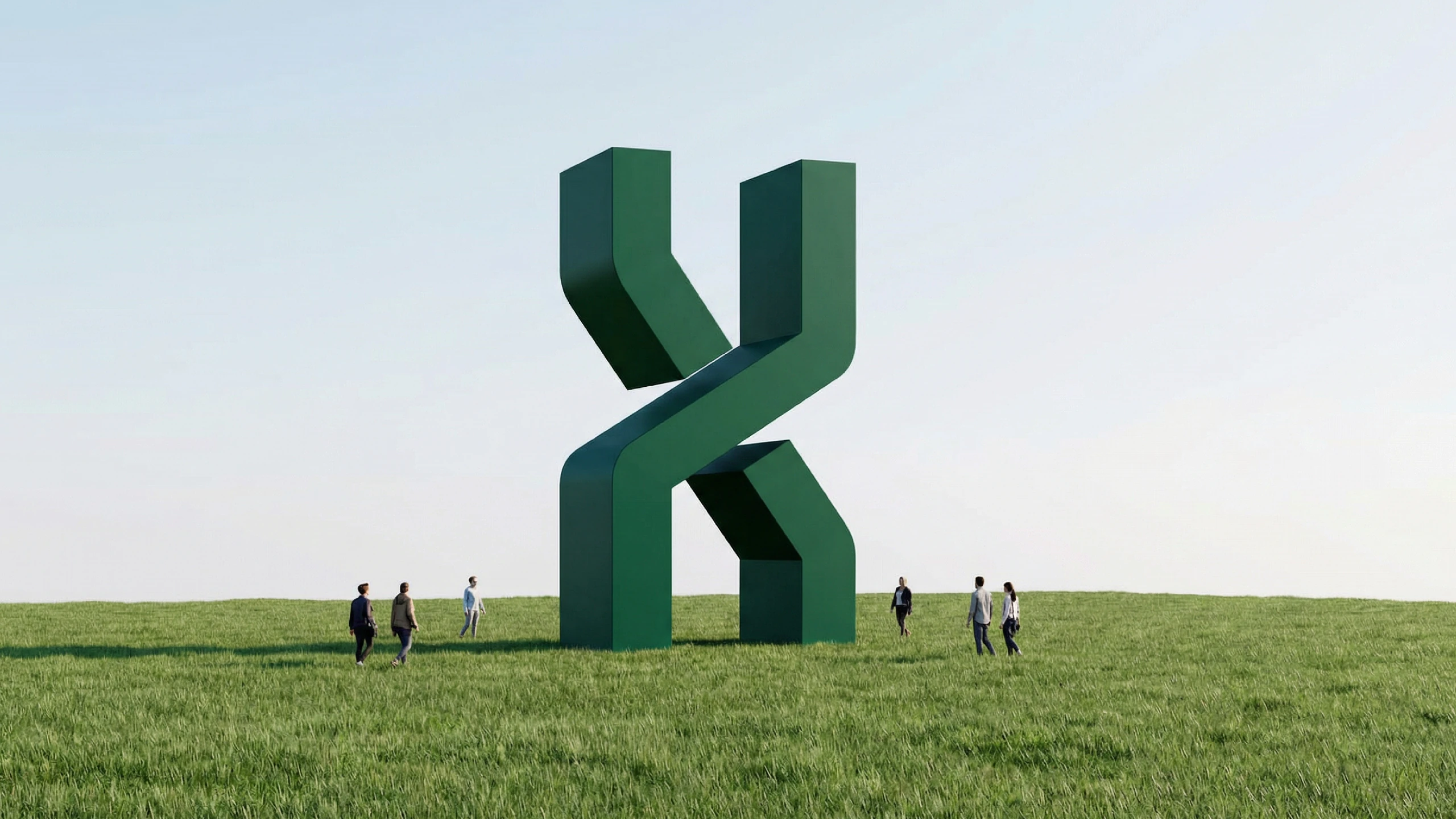 Diamantino symbol at large scale in a field