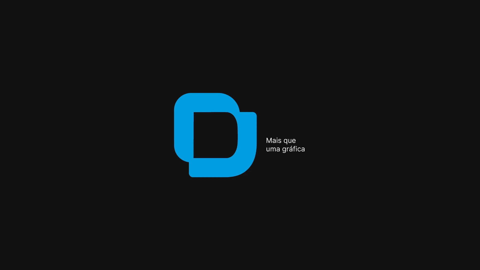 DINU’S symbol with “Mais que uma gráfica.” (More than a print shop.)