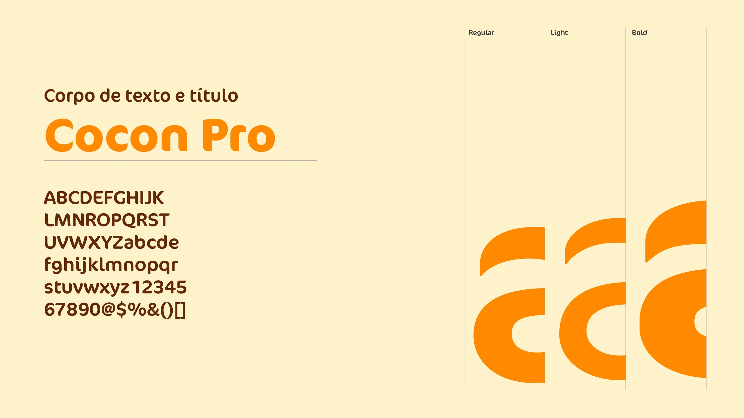 Cocon Pro typeface