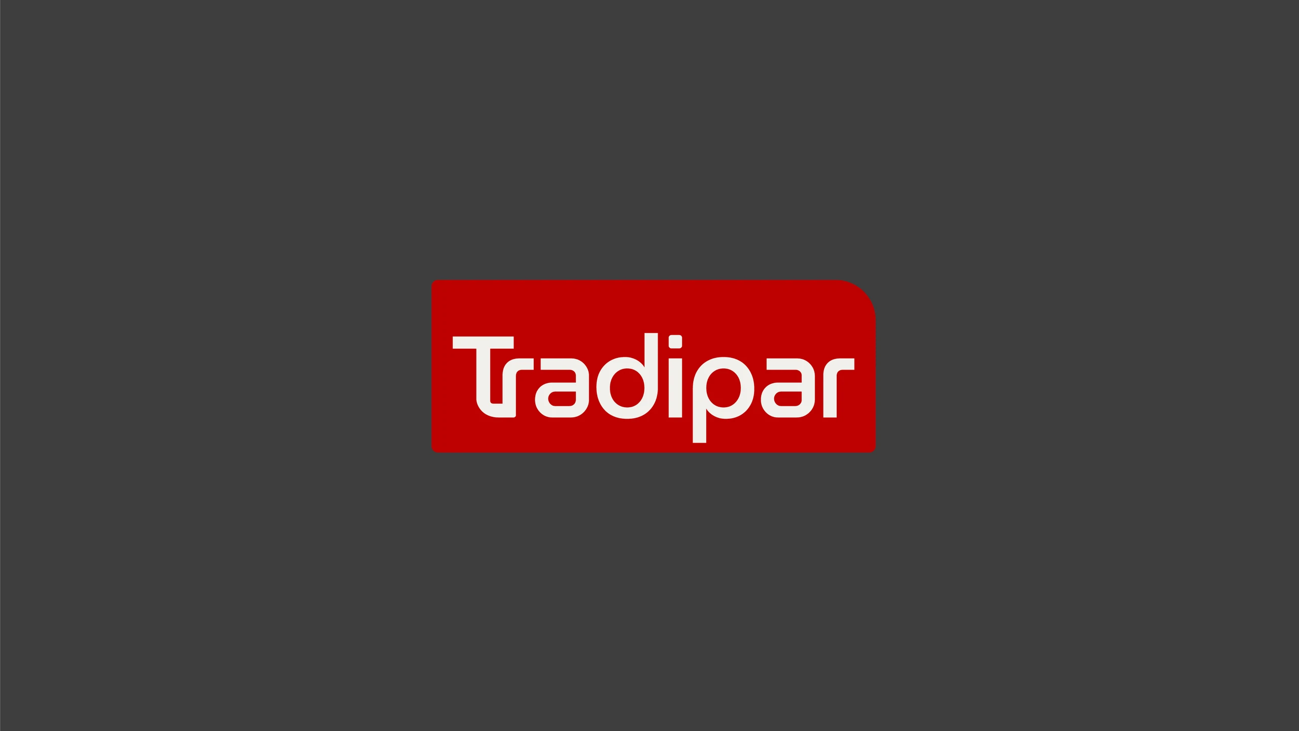 Tradipar logo on a graphite background