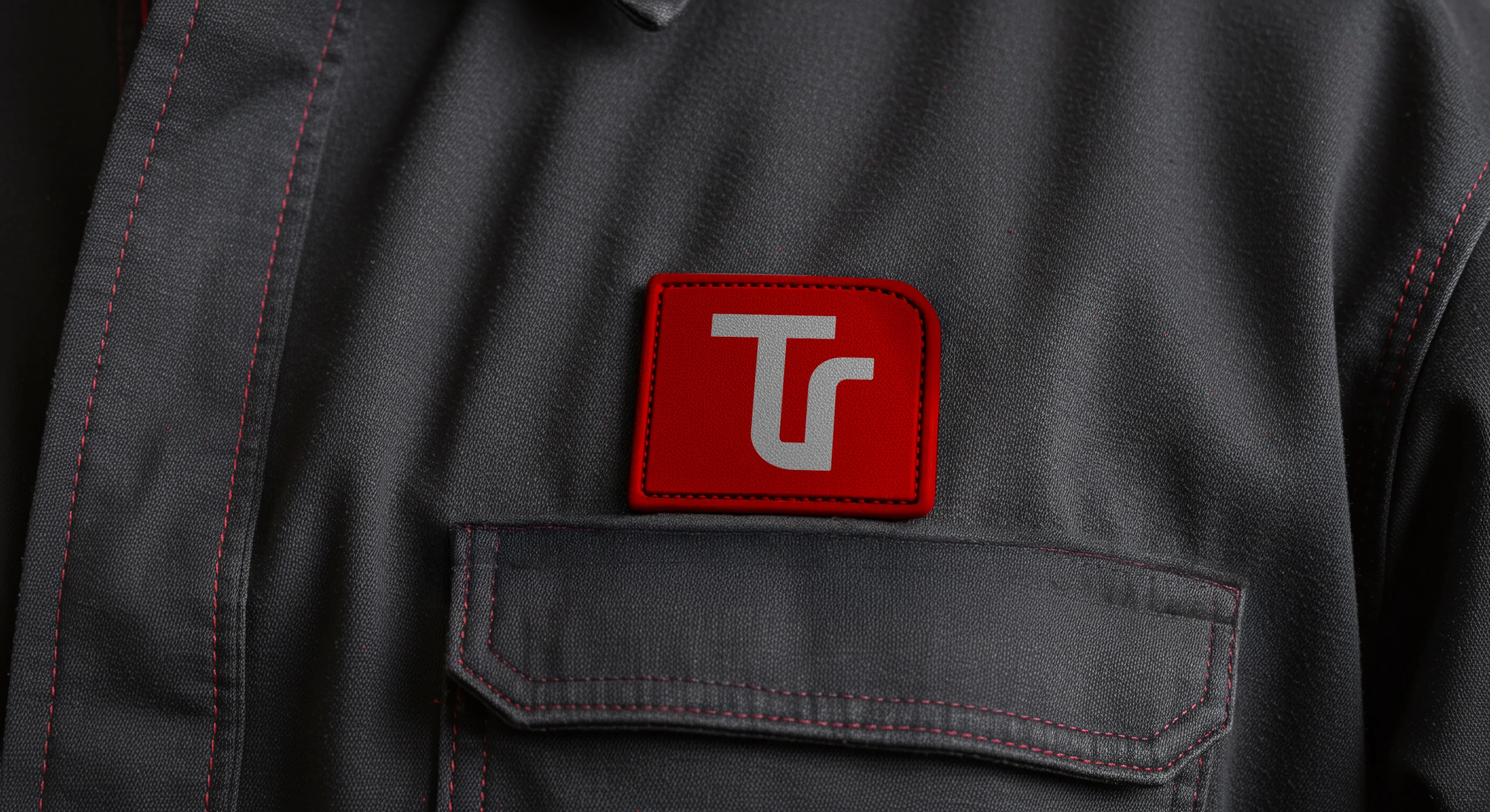 Tr avatar embroidered on a shirt