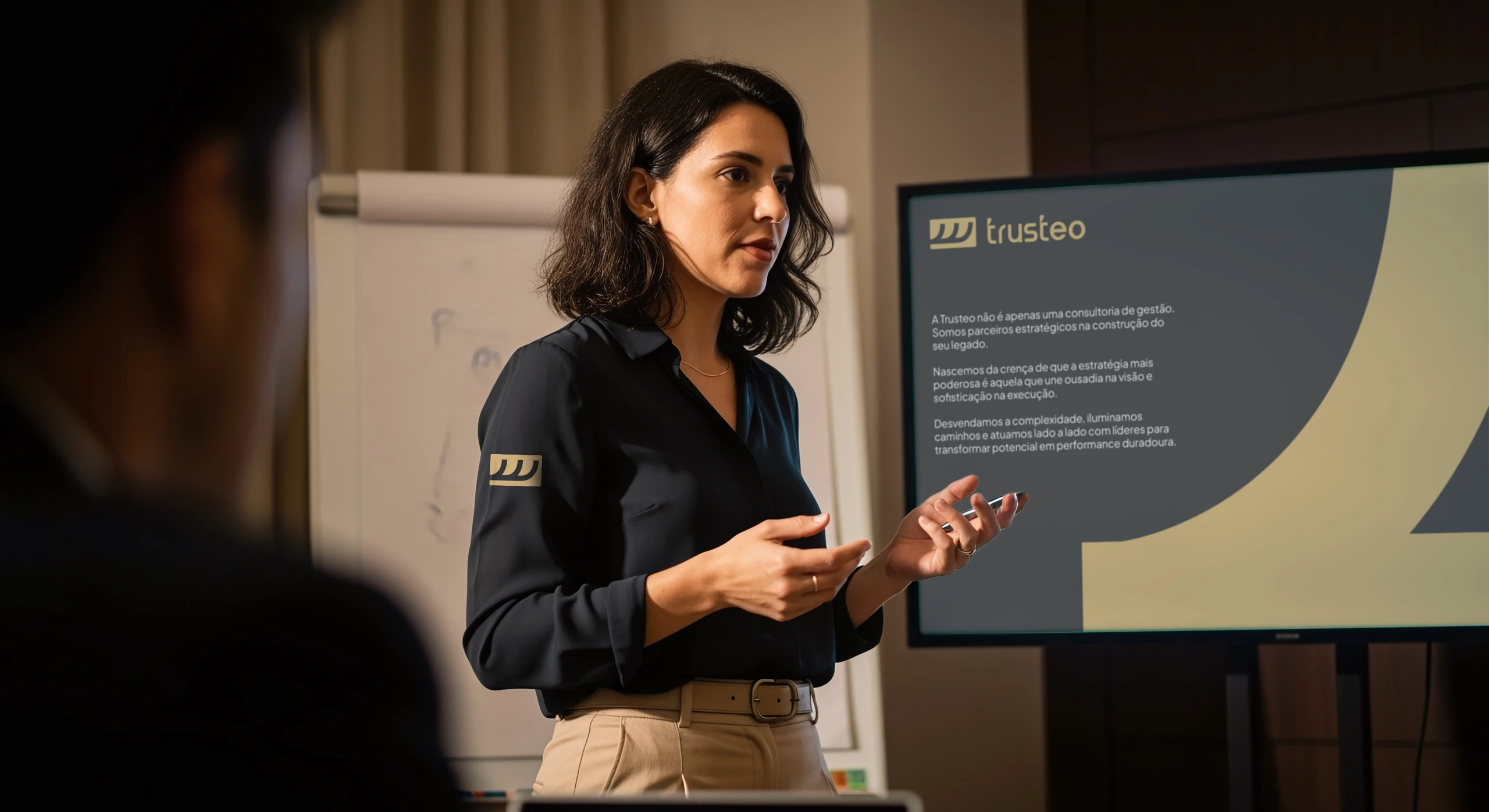 Presentation with the Trusteo identity